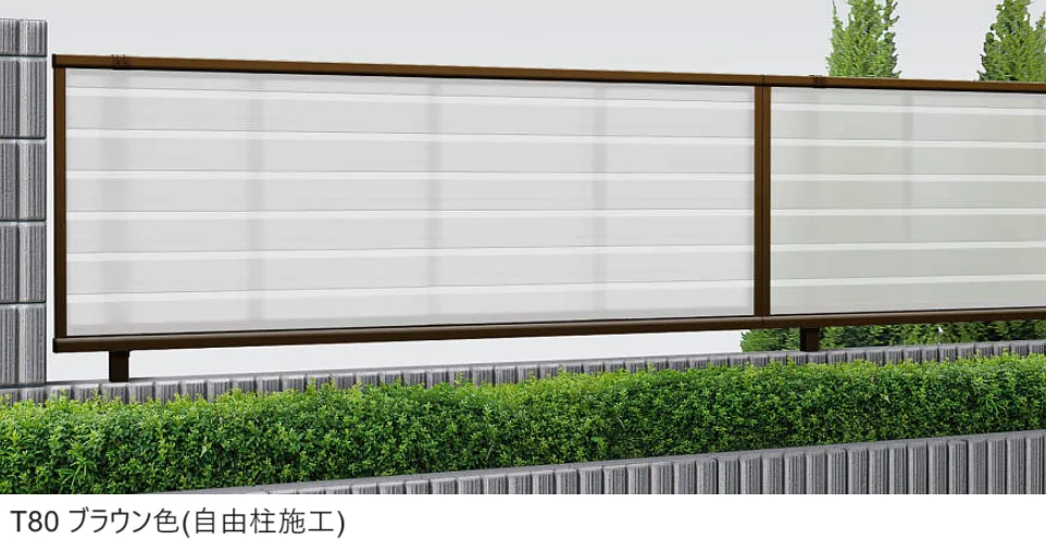 YKK APの「シンプレオ フェンスP2F型 採光ルーバー【2024年5月末まで】【2024年版】」のサブ画像2