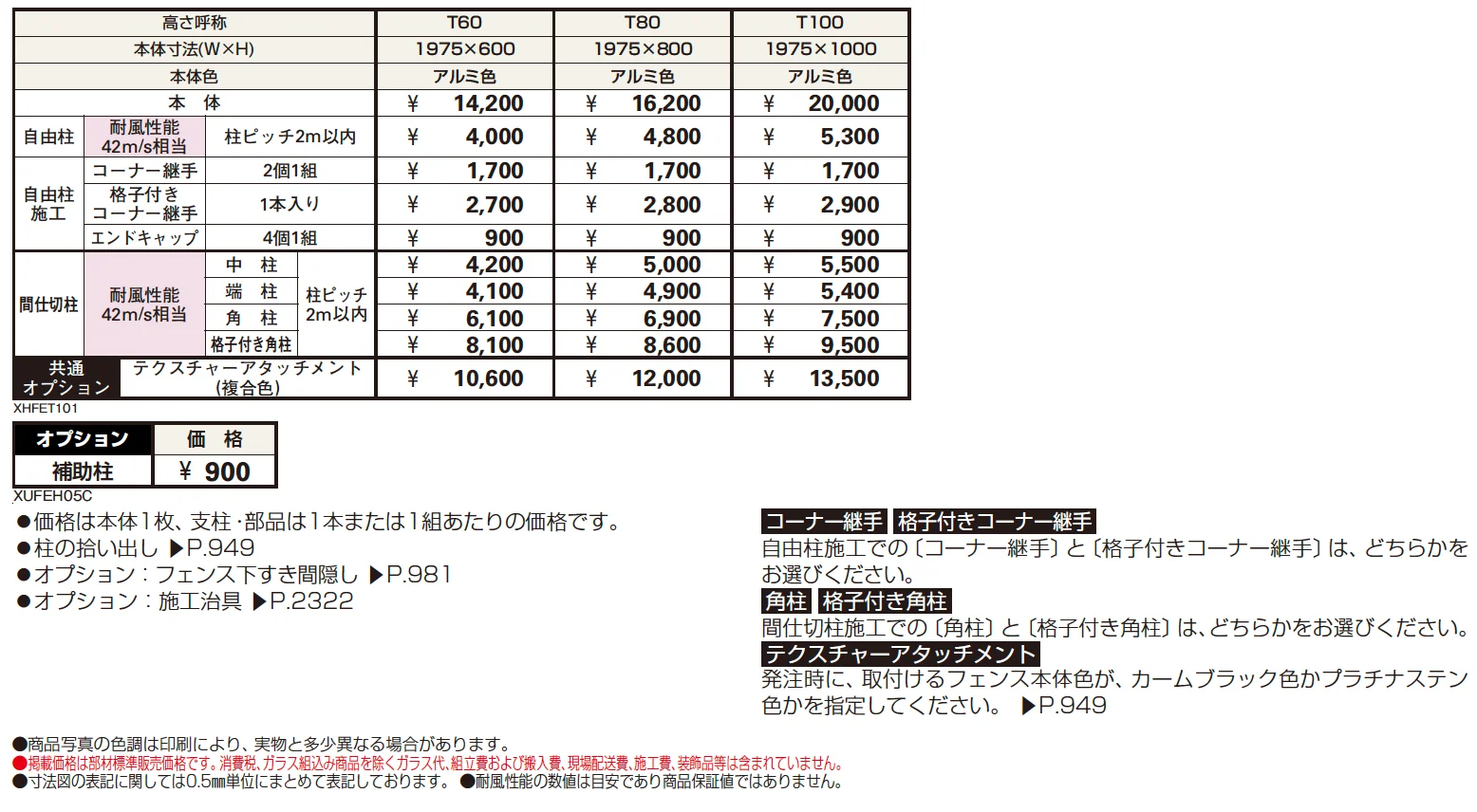 シンプレオ フェンスT1型 たて格子（22本）【2024年版】_価格_1