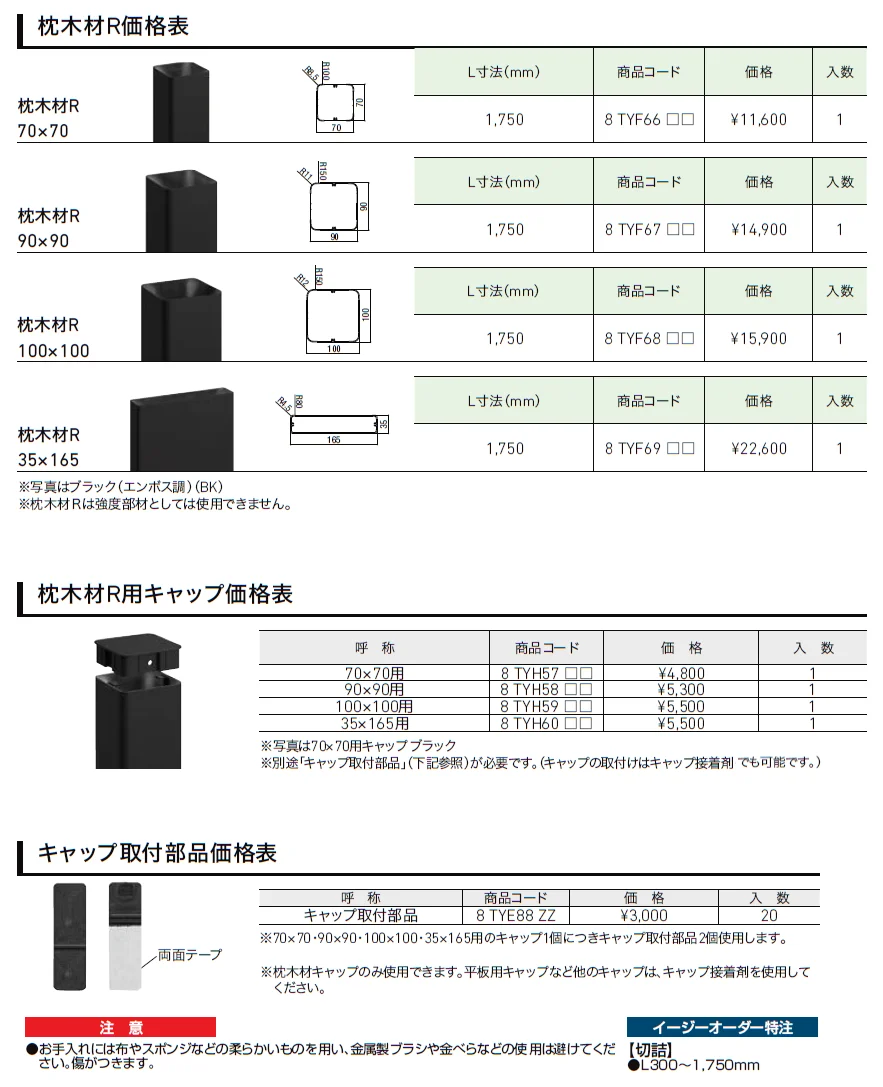 枕木材R【2024年版】_価格_1