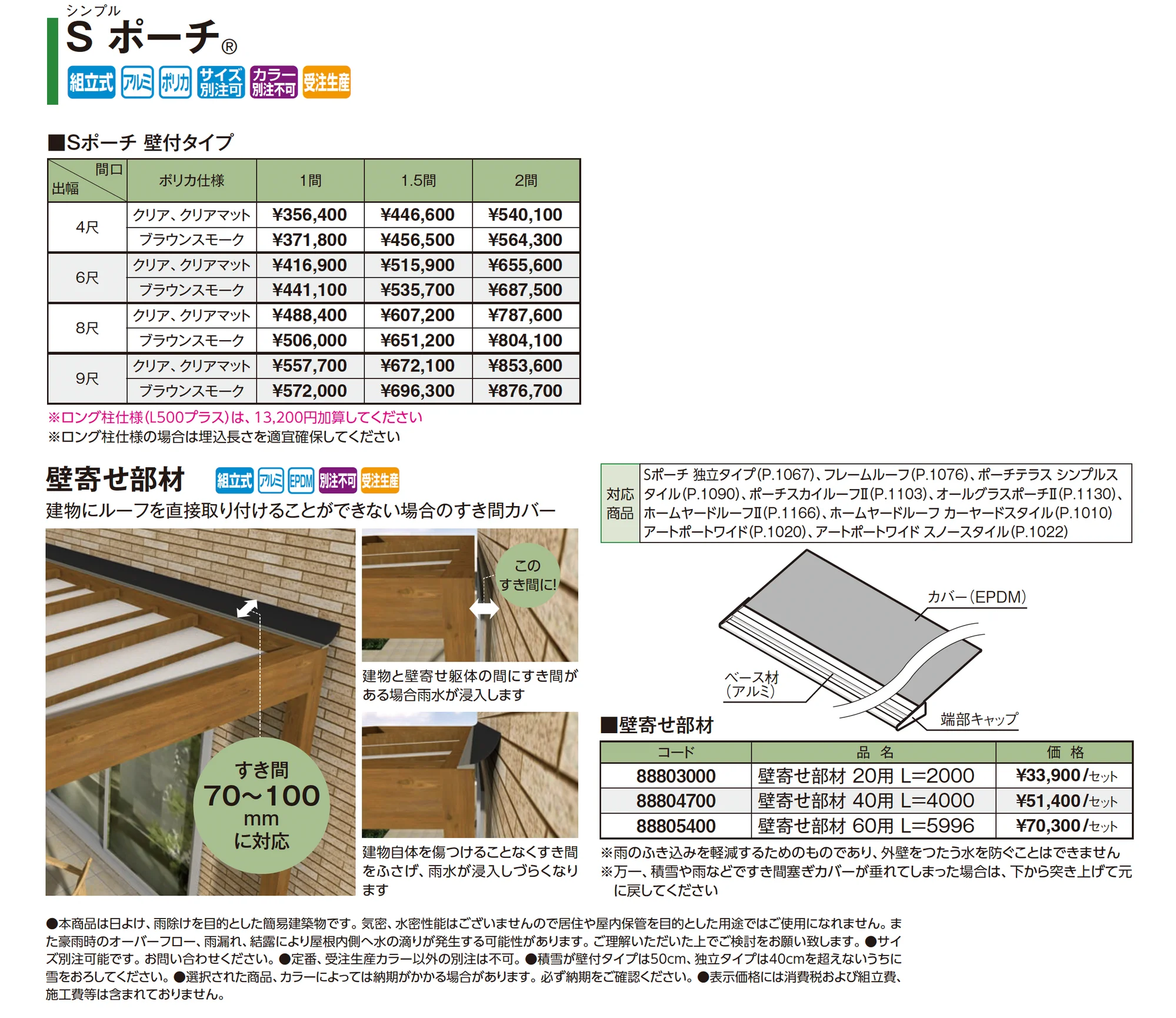 Sポーチ®︎(壁付タイプ)_価格_1