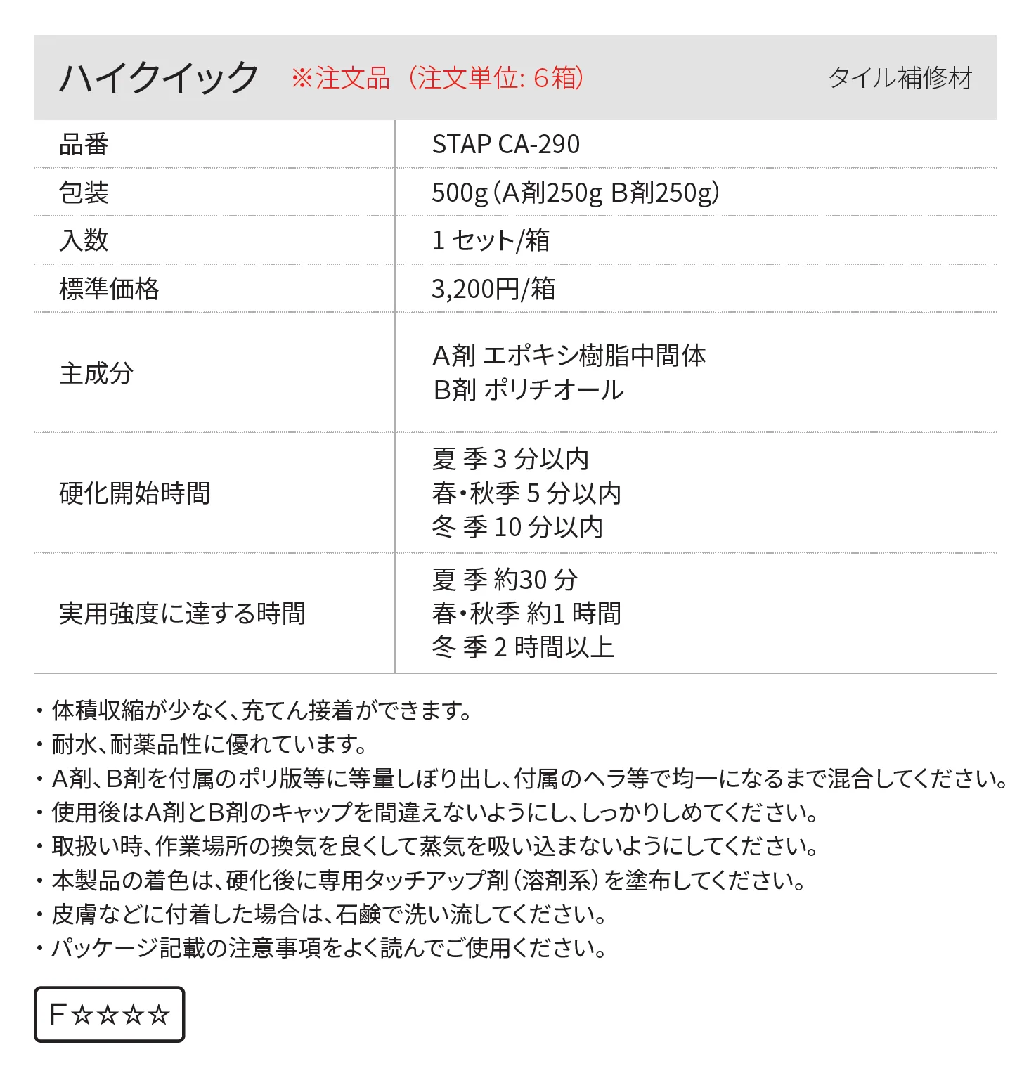 ハイクイック_価格_1