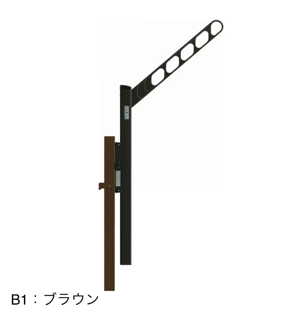 YKK APの「バルコニー用　収納式物干し【2023年版】」のサブ画像1