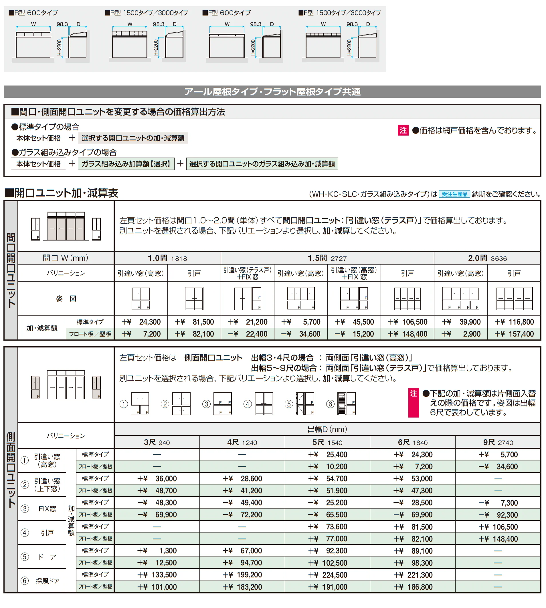 晴れもようwith(土間仕様/ランマなし H22サイズ 関東間)_価格_2