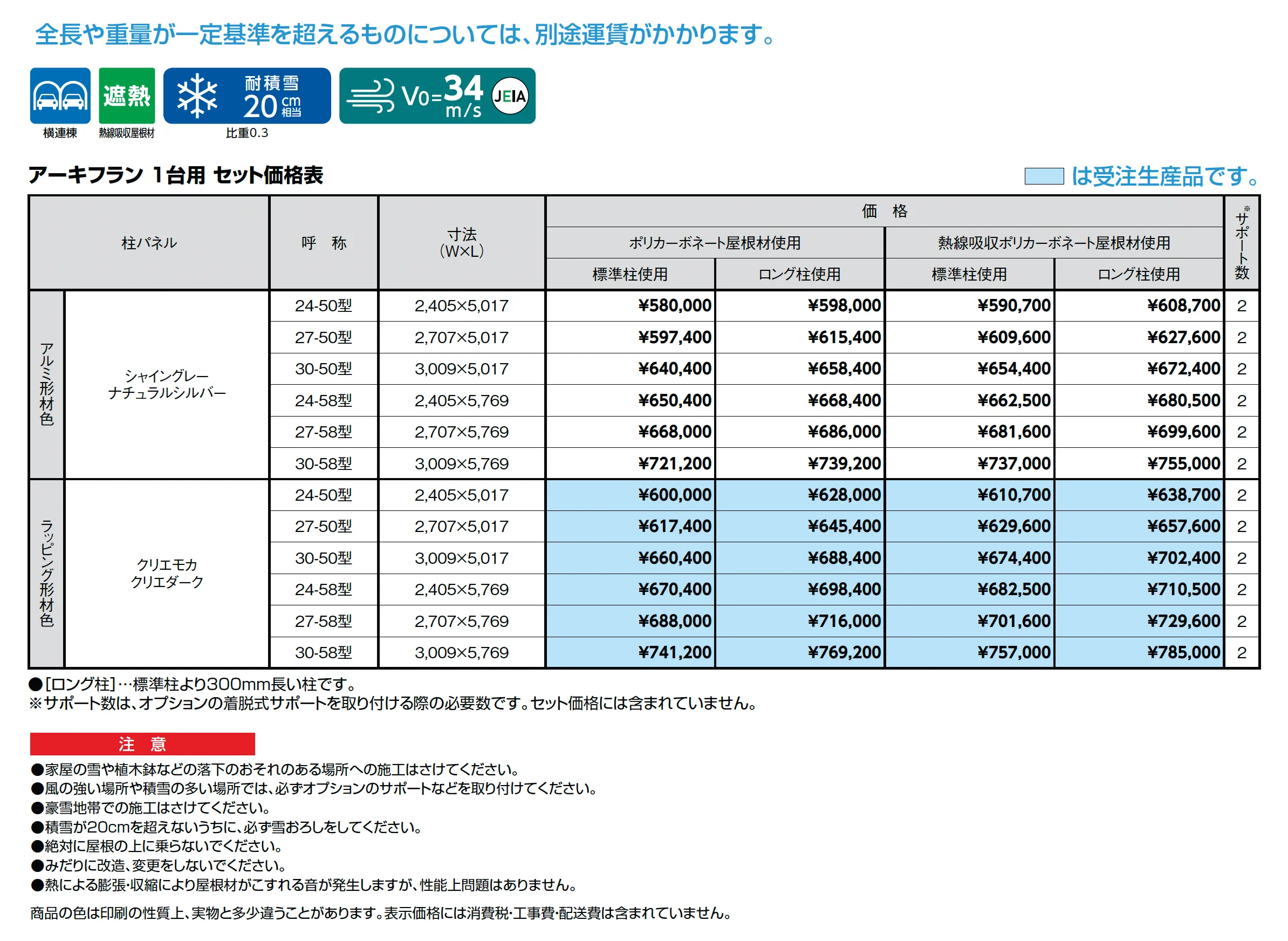 アーキフラン 1台用_価格_1