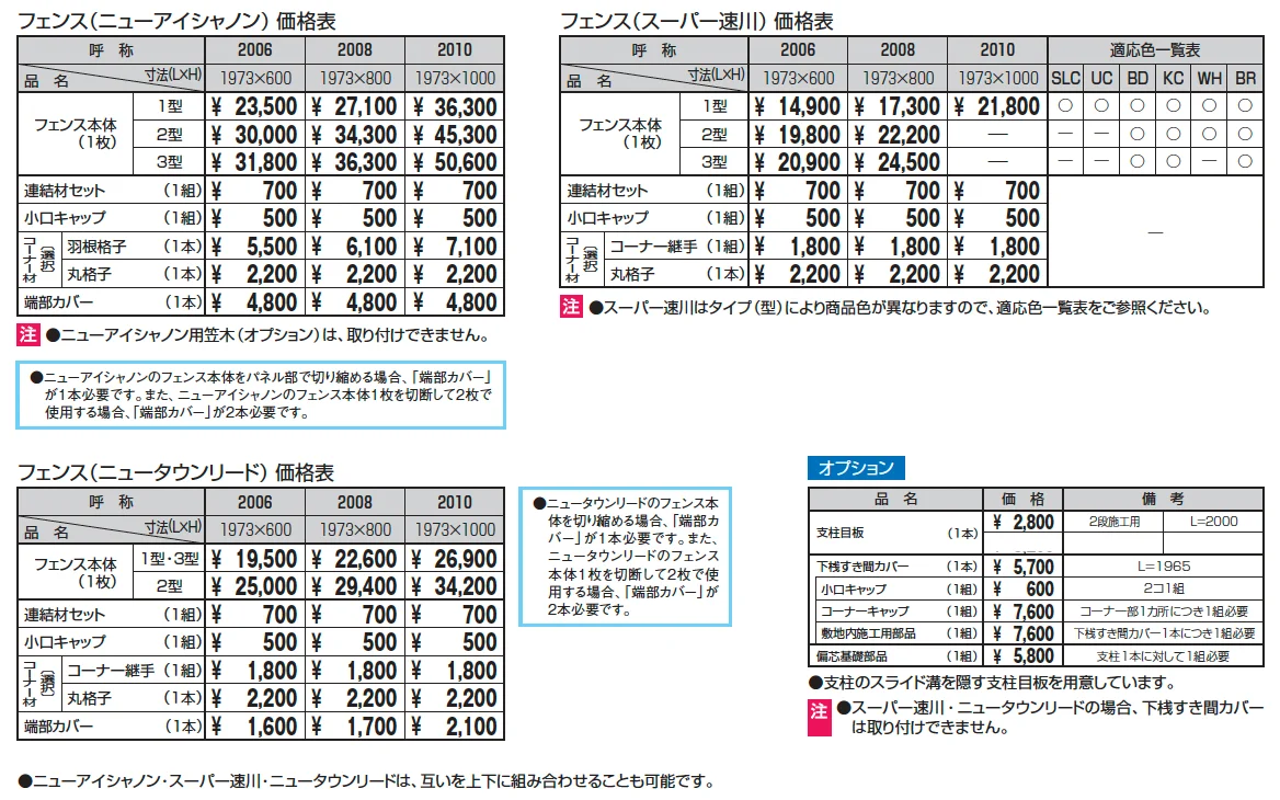 2段フリー支柱【60角支柱】ニューアイシャノン・スーパー速川・ニュータウンリード【2025年版】_価格_2