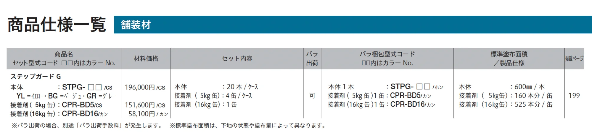 ステップガードG_価格_1