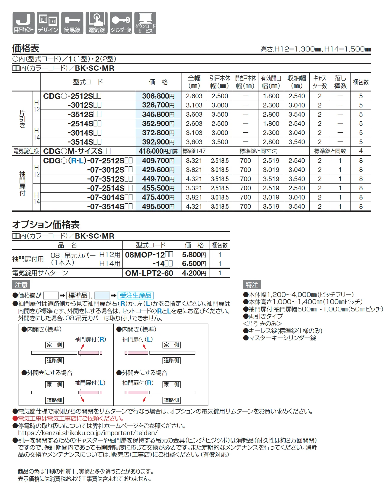 クレディキャスター引戸2型【2025年版】_価格_1