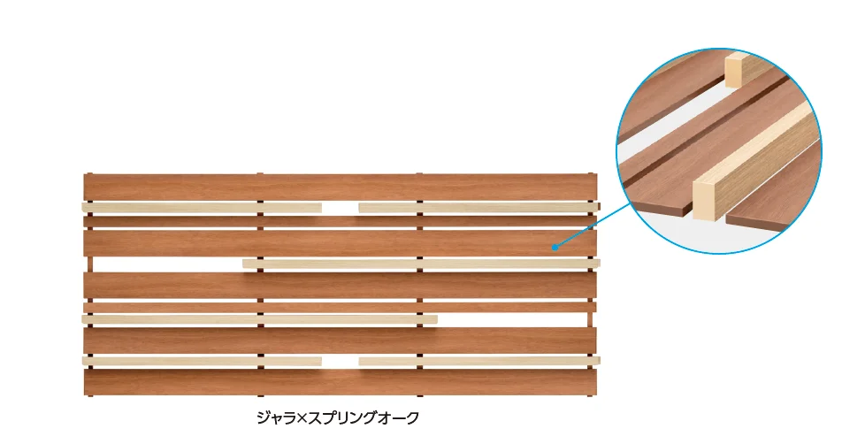 タカショーの「エバーアートウッド®︎デザインユニット ランダム【2024年版】」
