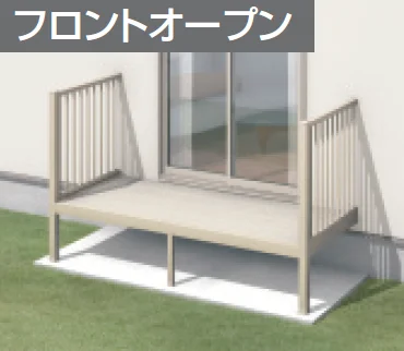 三協アルミの「オルネ特注品(庭置き式 たて格子〈フロントオープン〉)【2025年10月価格改訂版】」