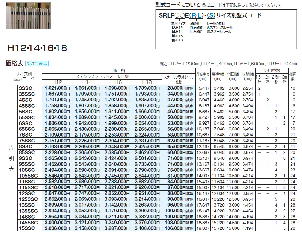 スタックラインSRL型 電動式(全域レール)【2024年版】_価格_1