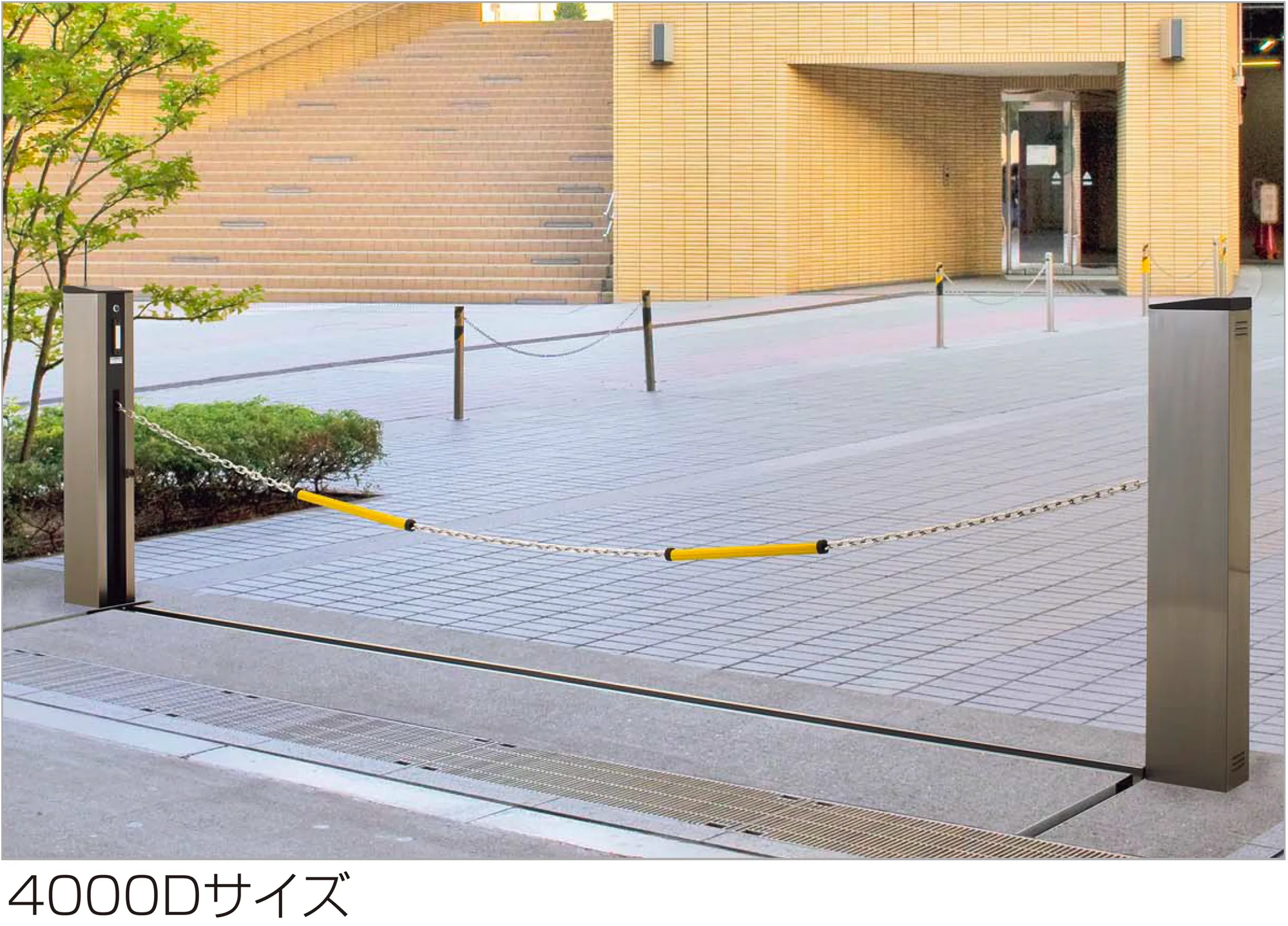 四国化成の「電動チェーンゲートS1型(ステンレス)」