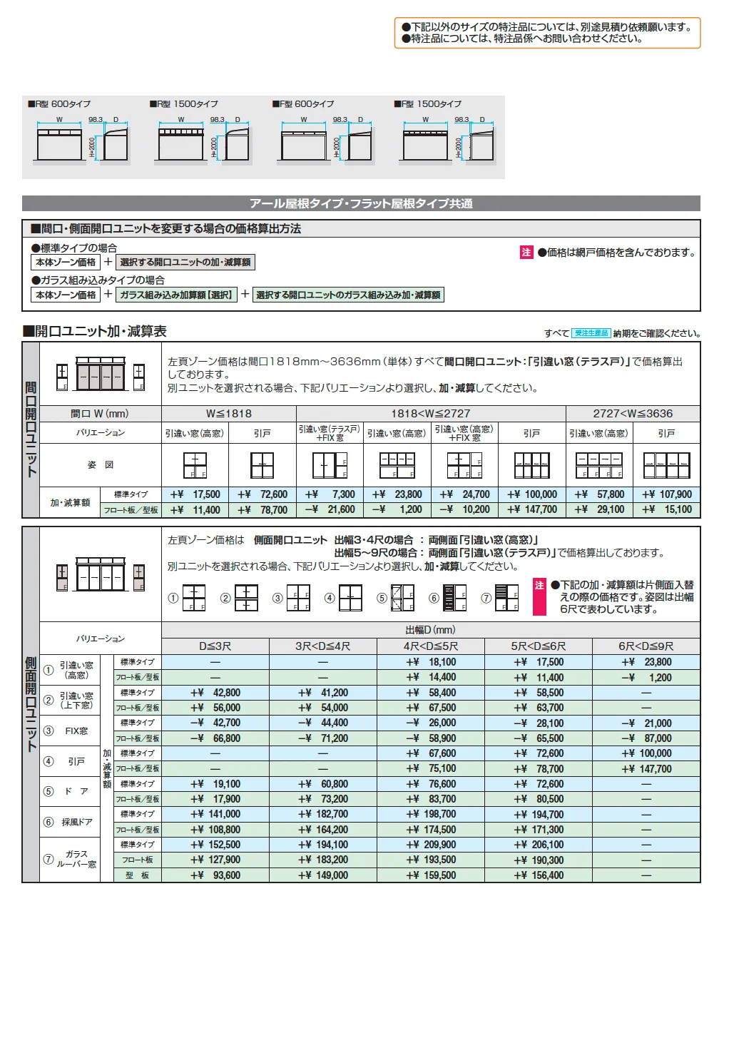 晴れもようwith特注品(土間仕様/ランマなし H20サイズ)【2025年版】_価格_2