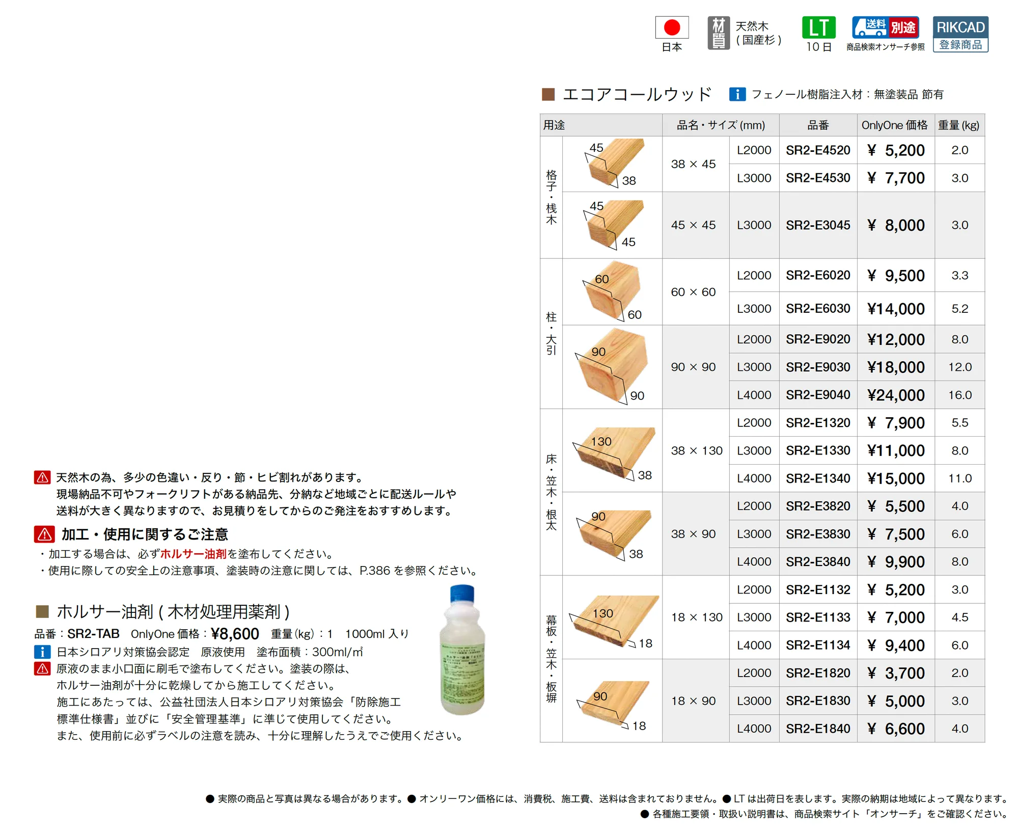 エコアコールウッド_価格_1
