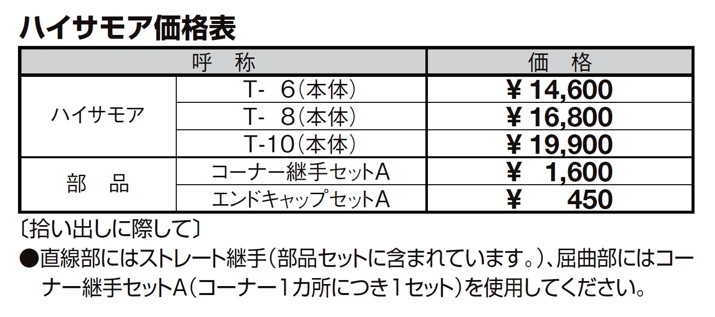 アルミ2段柱 2型【2024年版】_価格_2