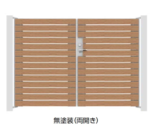 タカショーの「門扉 ユニットプラス タンモクウッド90幅【2025年版】」のサブ画像1