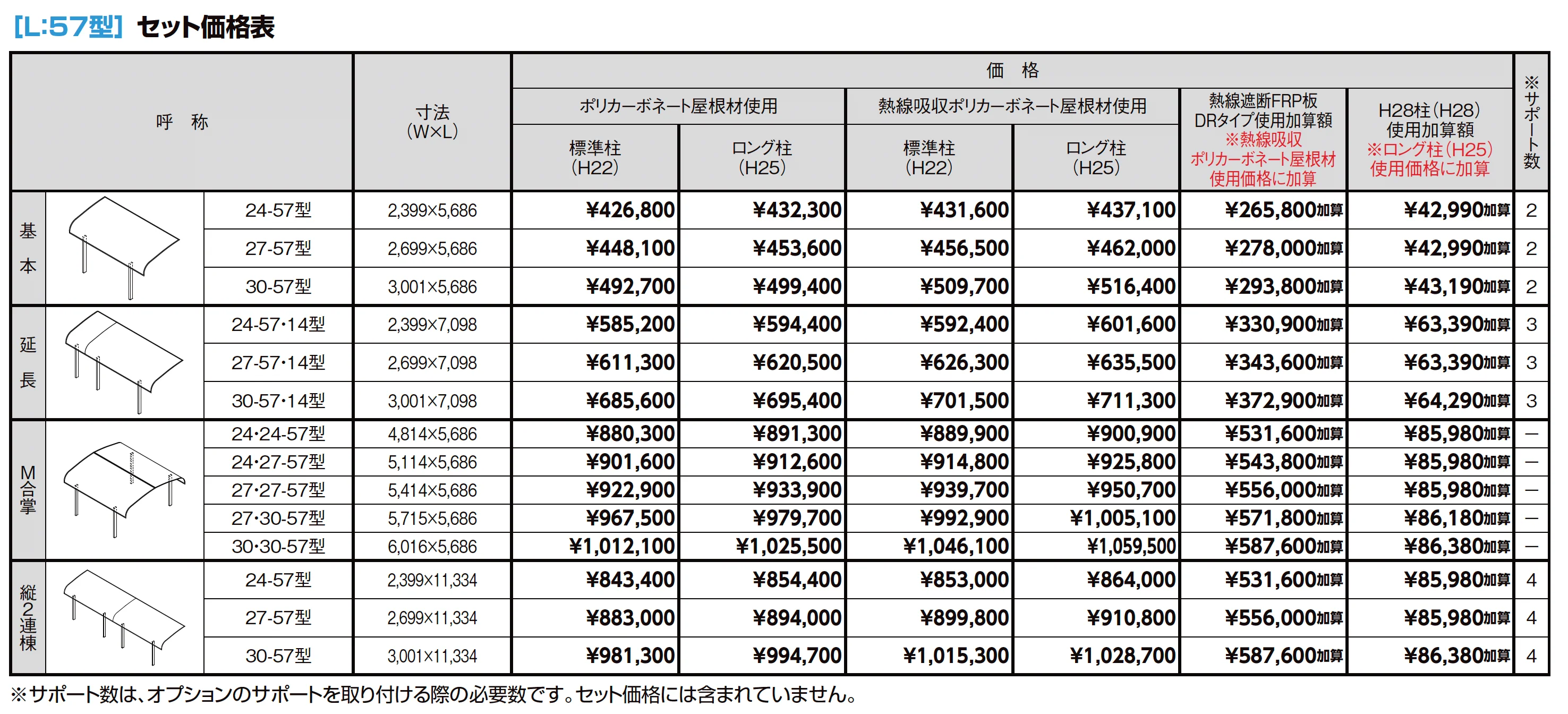 フーゴR 袖壁 1台用_価格_3