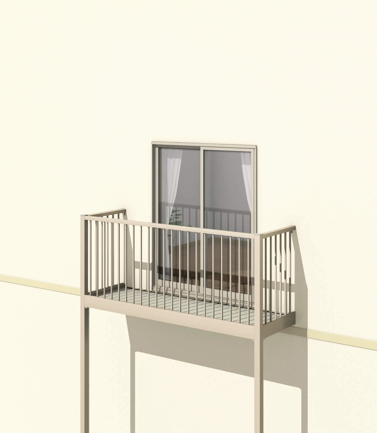 三協アルミの「オルネ(柱建て式 たて格子)」
