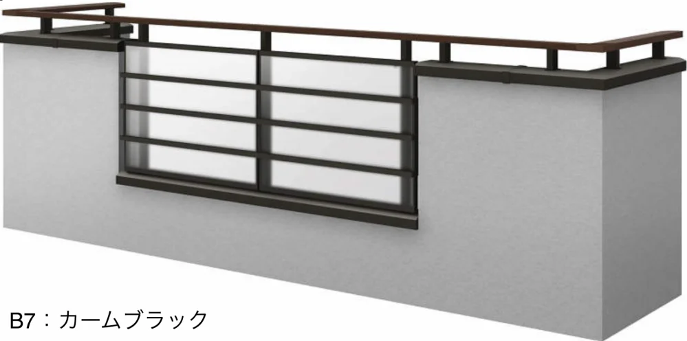 YKK APの「エルビュート ハンドレール 格子付き四辺支持【2023年版】」のサブ画像3