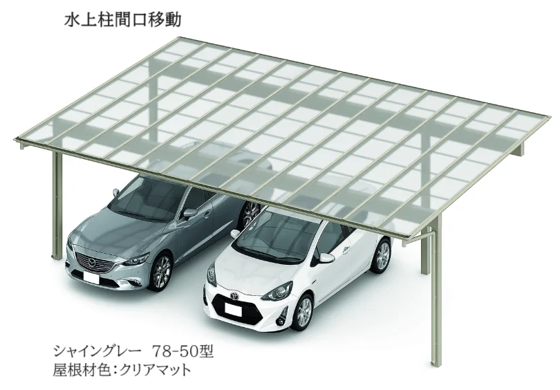 LIXILの「フーゴF 3台用 柱間口移動【2024年版】」のサブ画像2