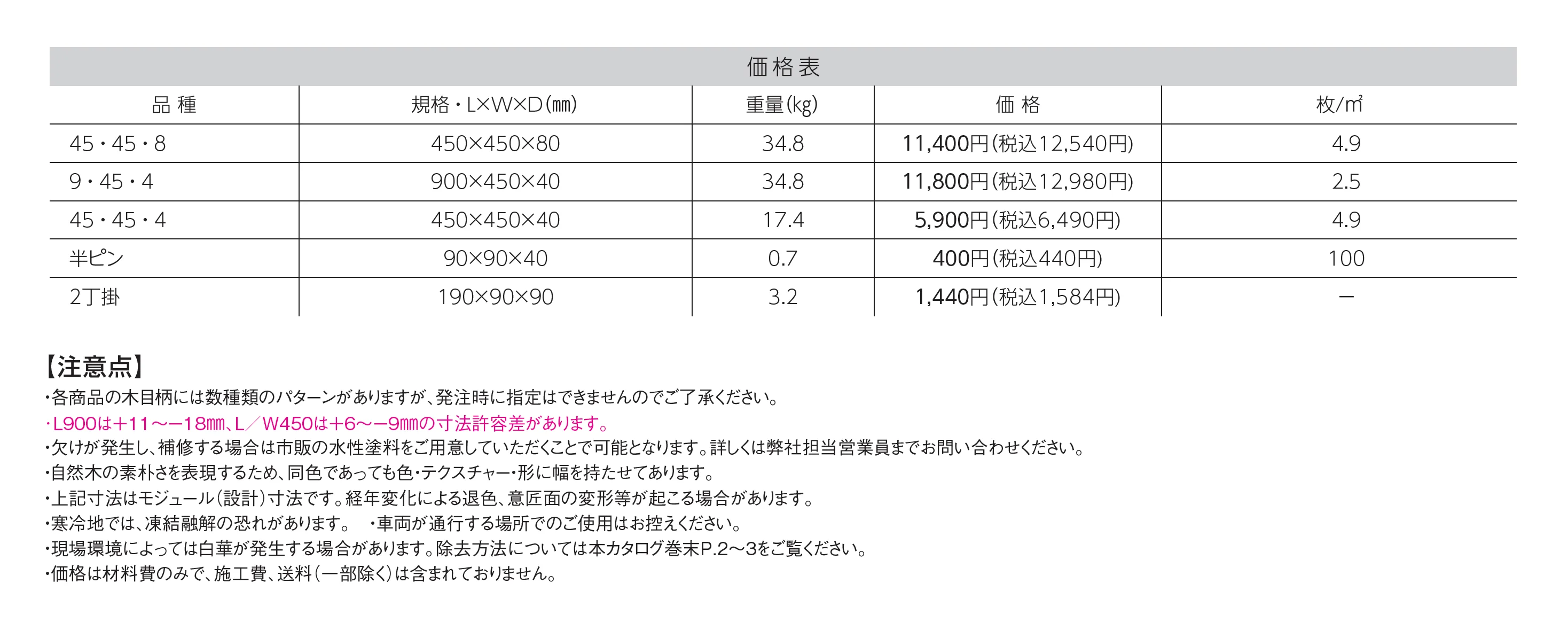 ウッドリーブ_価格_1