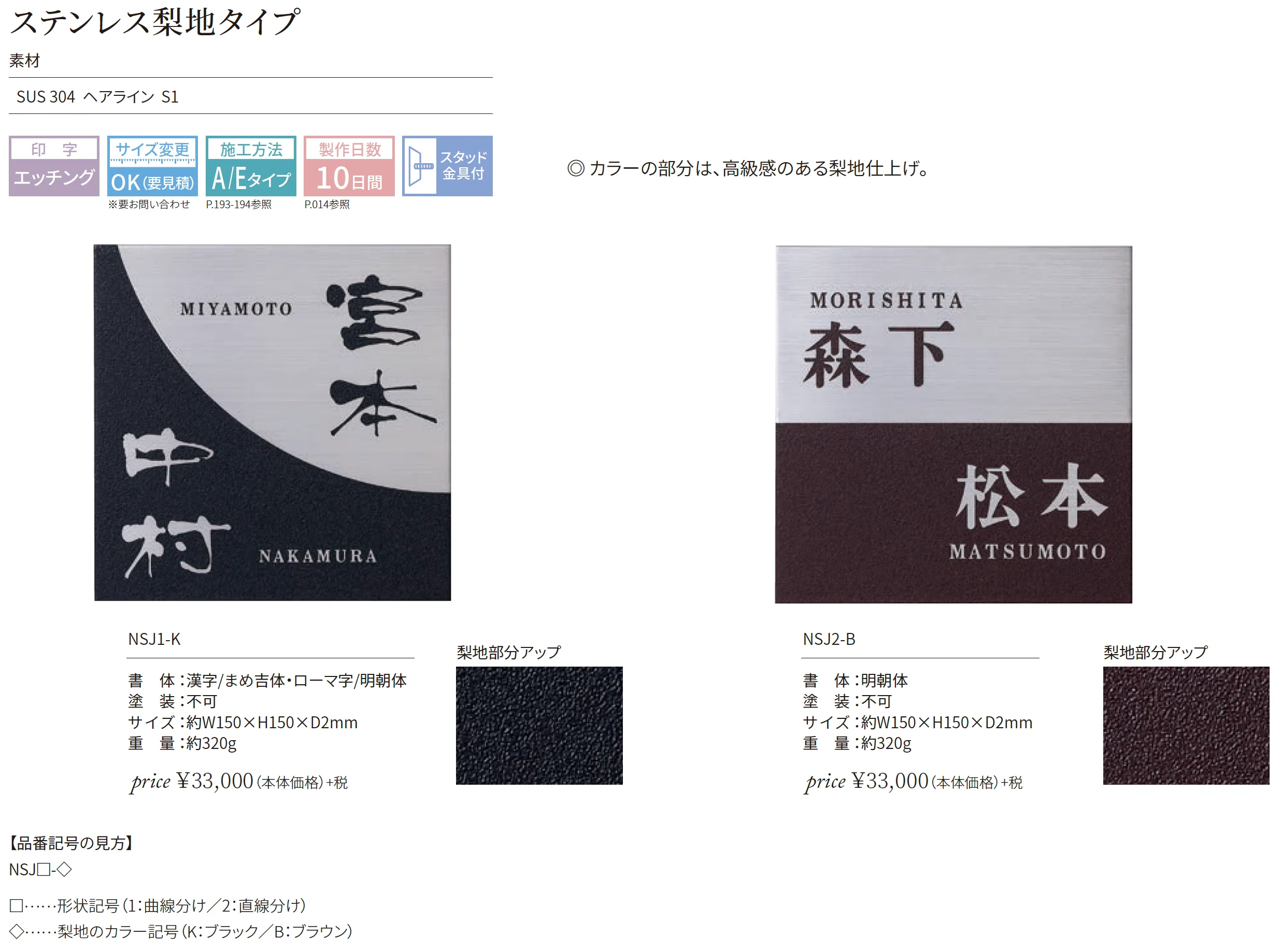 for 2世帯 ステンレス梨地タイプ_価格_1