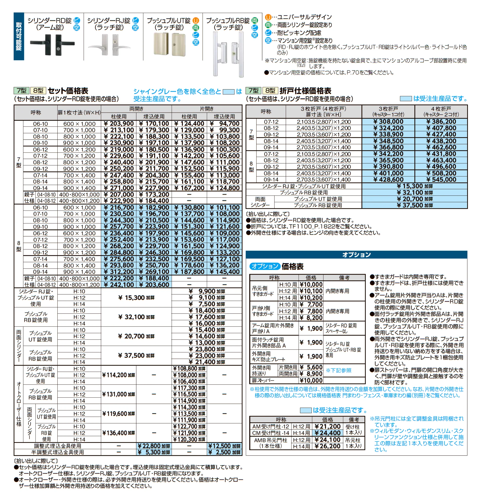 ライシス門扉 8型_価格_2