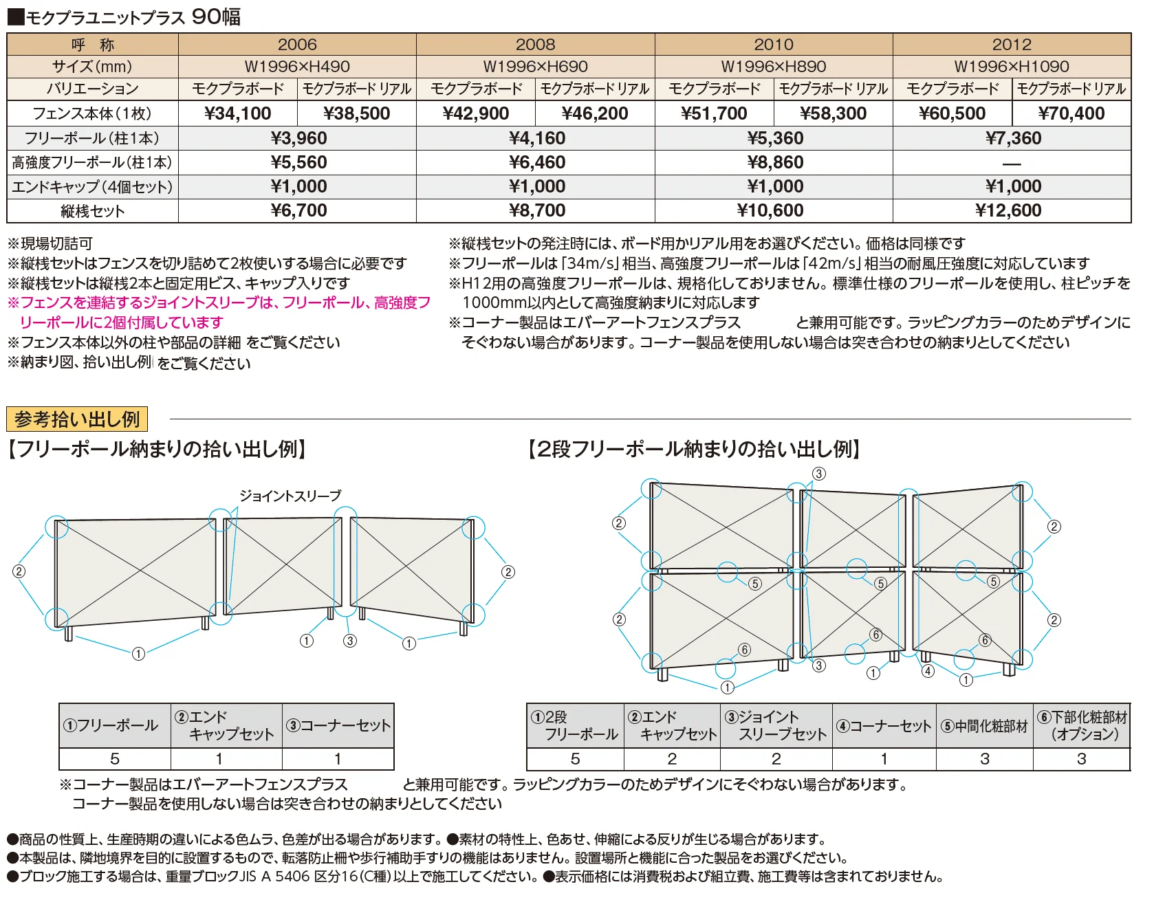 モクプラ®︎ユニットプラス 90幅【2024年版】_価格_1