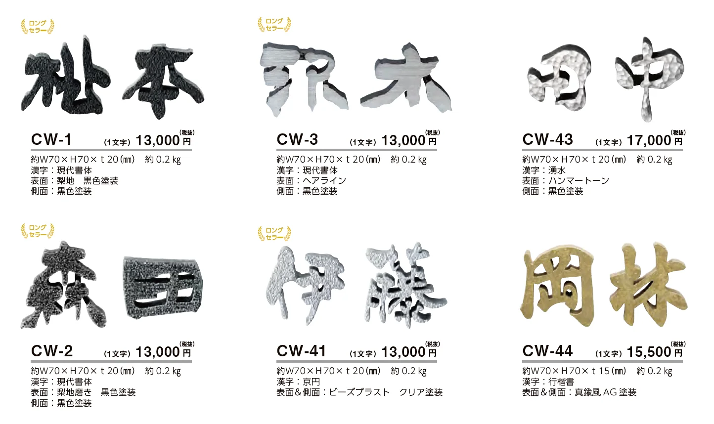 鋳物文字 漢字タイプ【2023年版】_価格_1