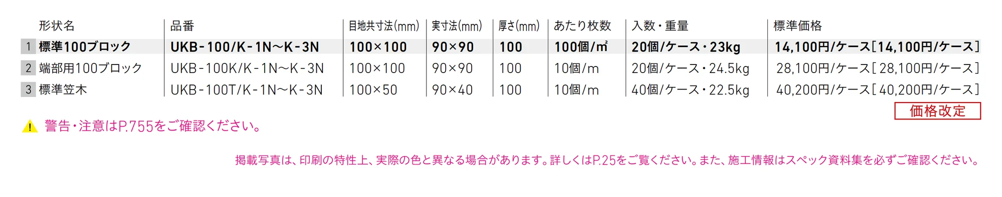 有孔ブロック_価格_1