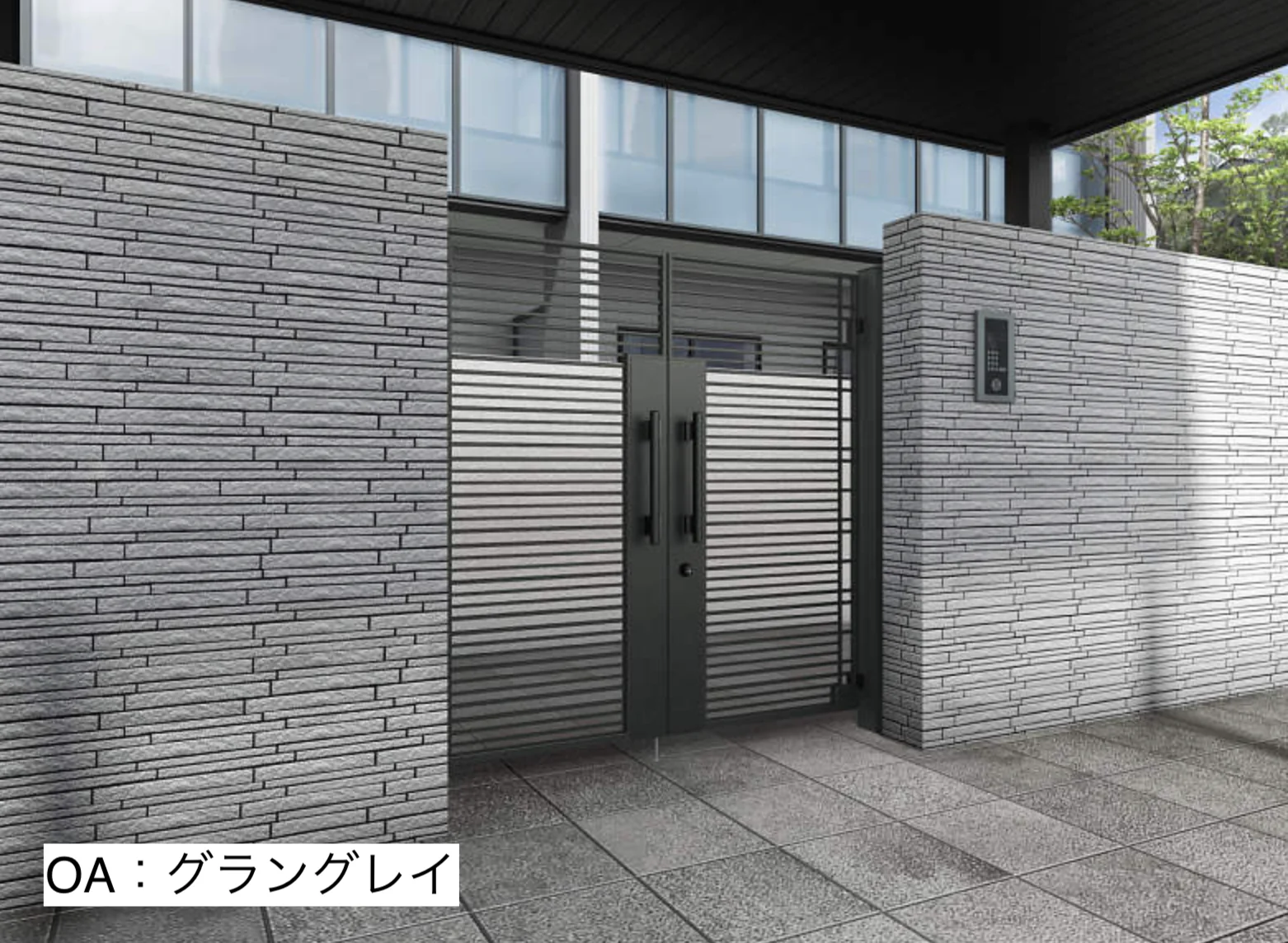 YKK APの「電気錠付共用門扉 シャローネ 門扉 SA01型【2025年版】」のサブ画像2