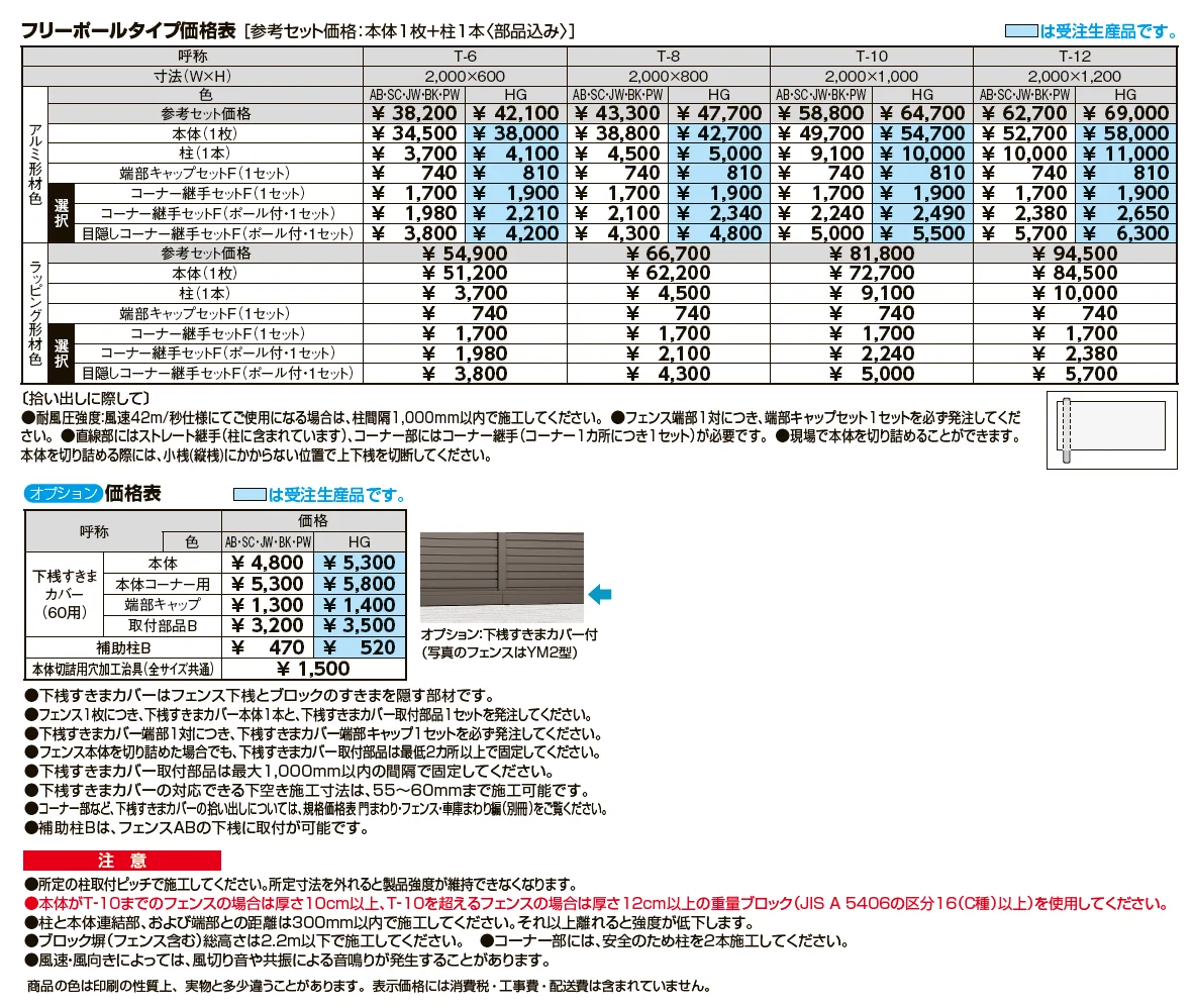 フェンスAB TS1型(縦スリット①)【2024年版】_価格_1