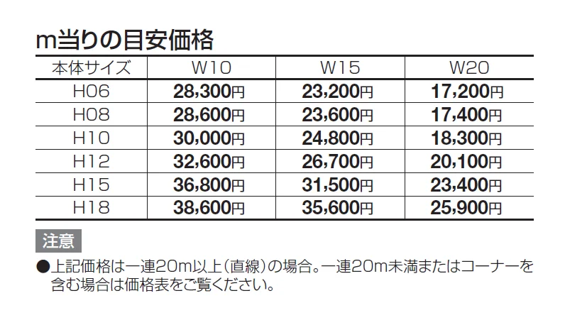 スチールメッシュフェンス LMF10型 積雪地仕様【2024年版】_価格_1