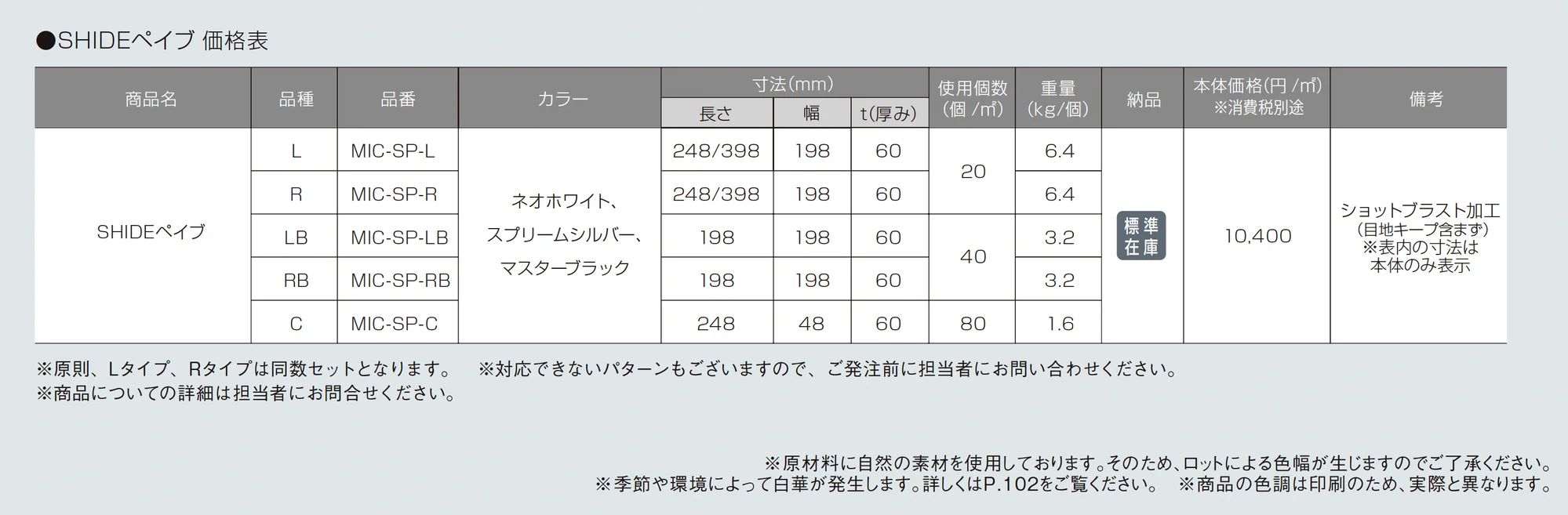SHIDEペイブ_価格_1