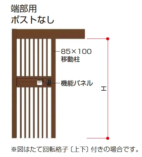 YKK APの「リレーリア 機能パネル 横型タイプ〈W810・W1265・W1720〉（ルーフフレーム用）【2023年版】」のサブ画像3