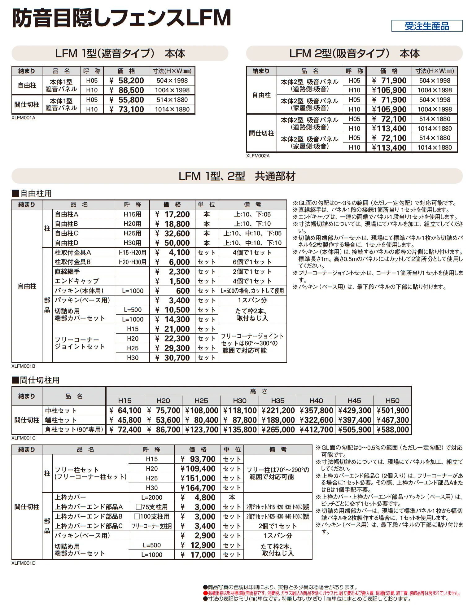 防音目隠しフェンスLFM【2025年版】_価格_1