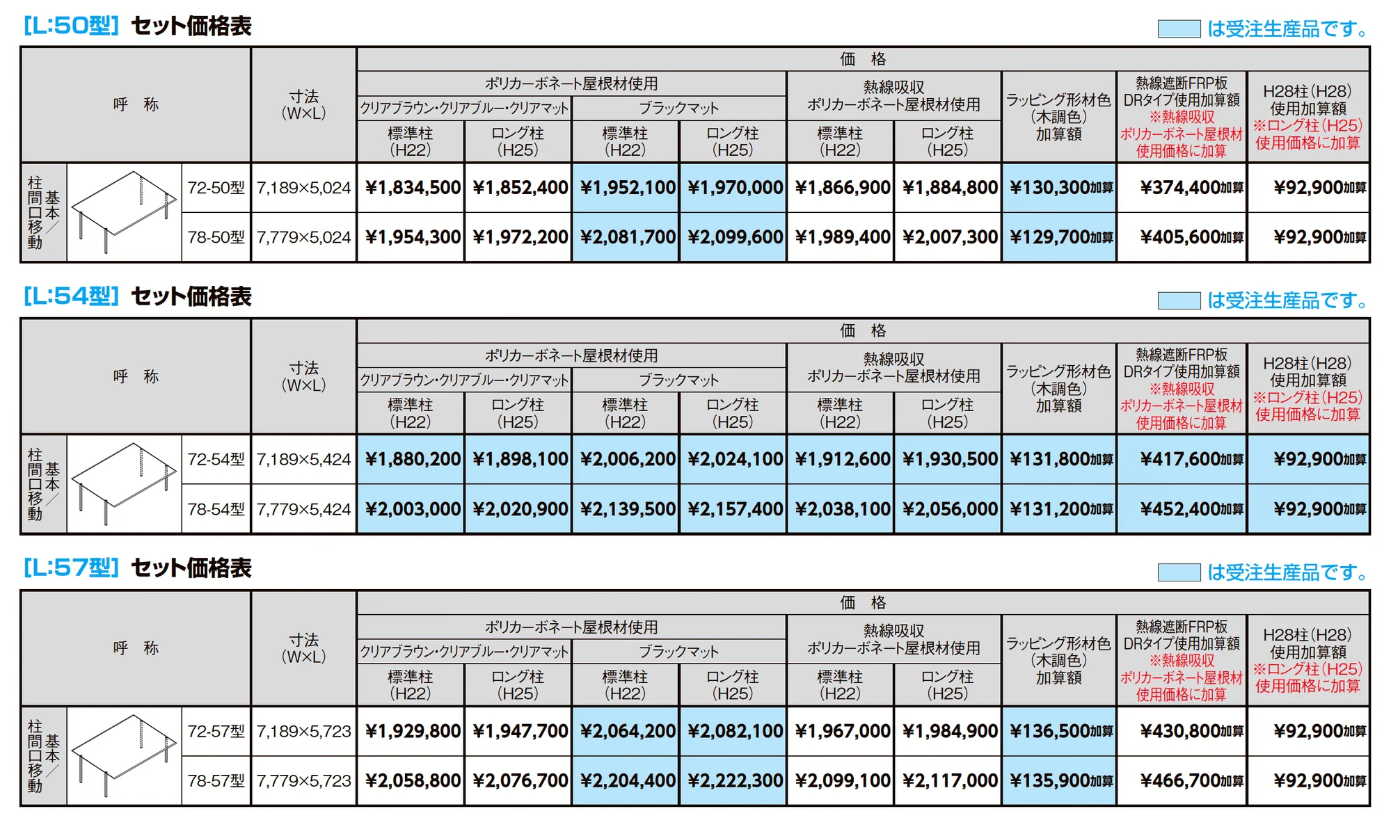 フーゴFプラス 3台用 柱間口移動_価格_2