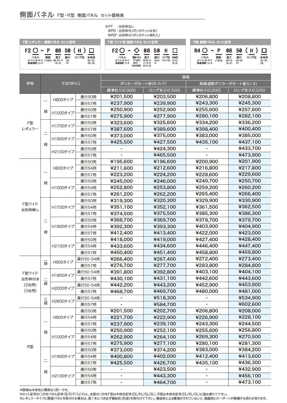 ゆとりオリジナルポートR型【2024年版】_価格_3