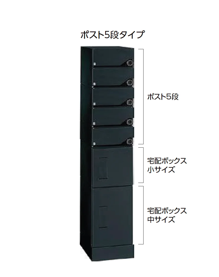 LIXILの「集合住宅向け宅配ボックスA型」のサブ画像2