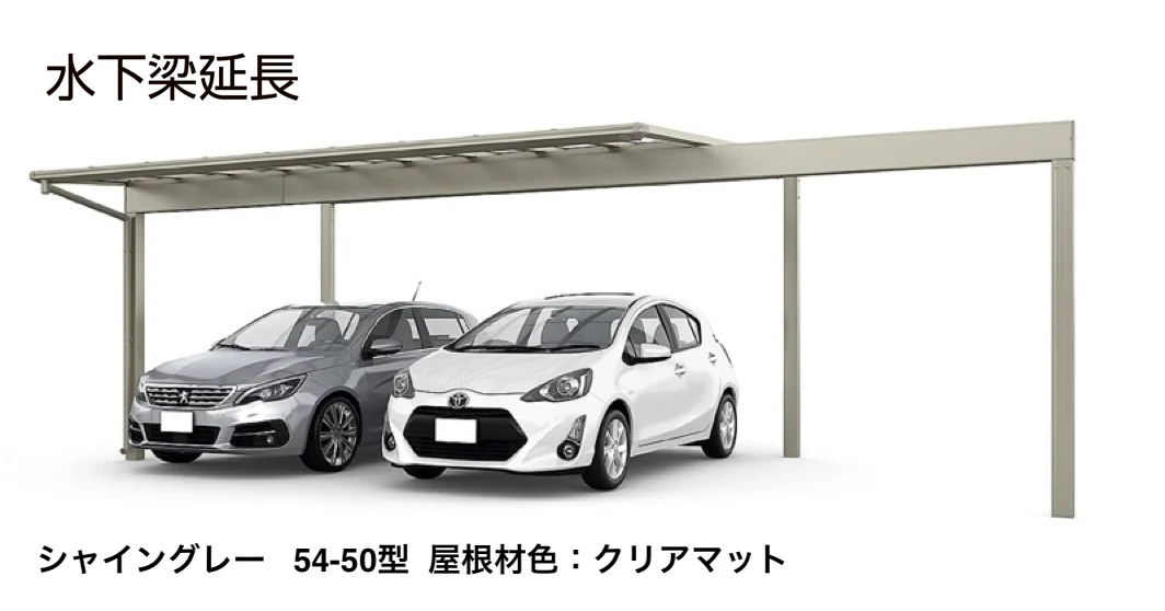 LIXILの「フーゴF 2台用 梁延長【2025年版】」のサブ画像1