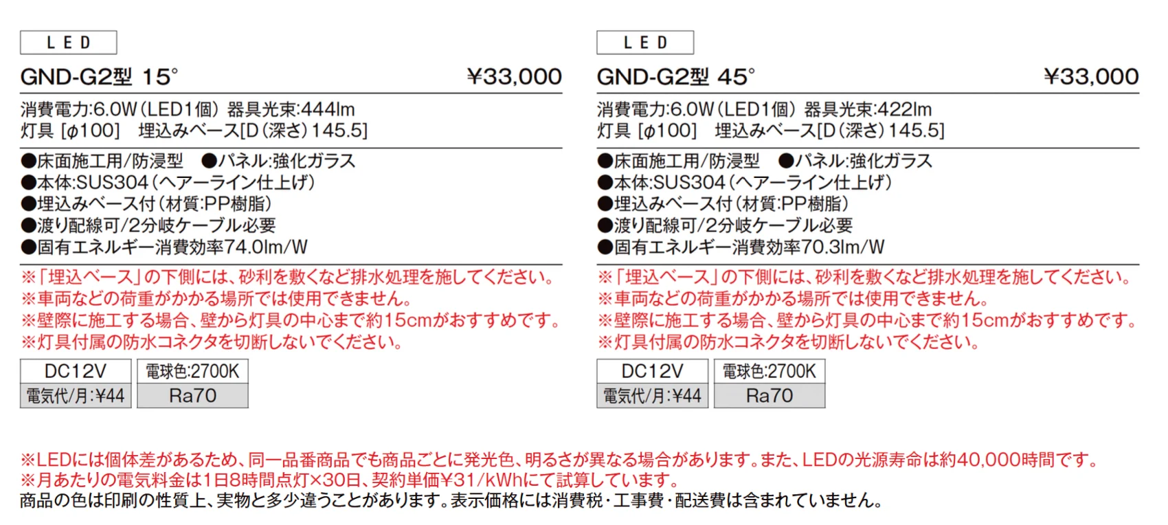 グランドライト GND-G2型_価格_1