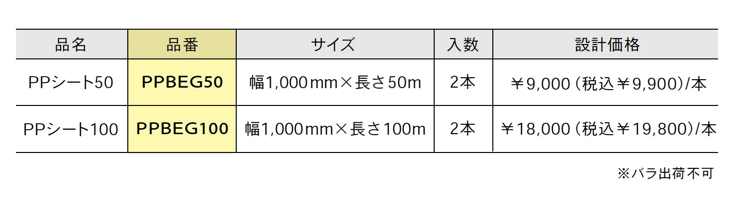 PPシート(ベージュ)【2025年版】_価格_1