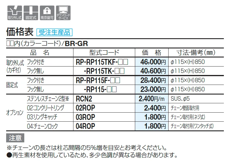 レコポールRP115【2025年版】_価格_1