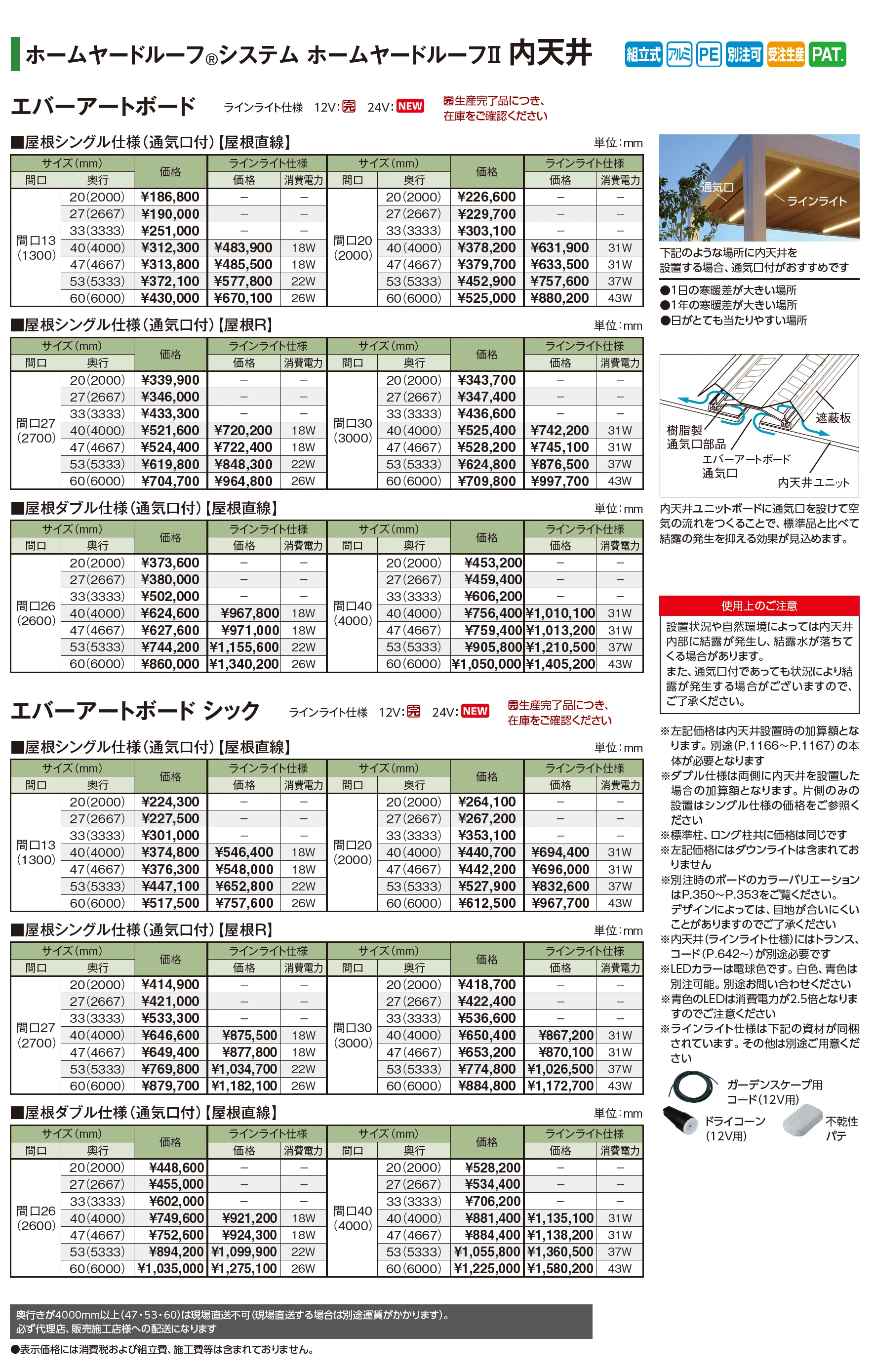 ホームヤードルーフ®︎システム ホームヤードルーフⅡ 壁付仕様【2026年版】_価格_4