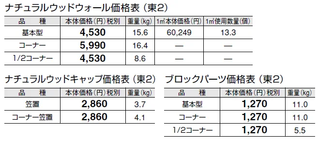 ナチュラルウッドウォール【2024年版】_価格_2