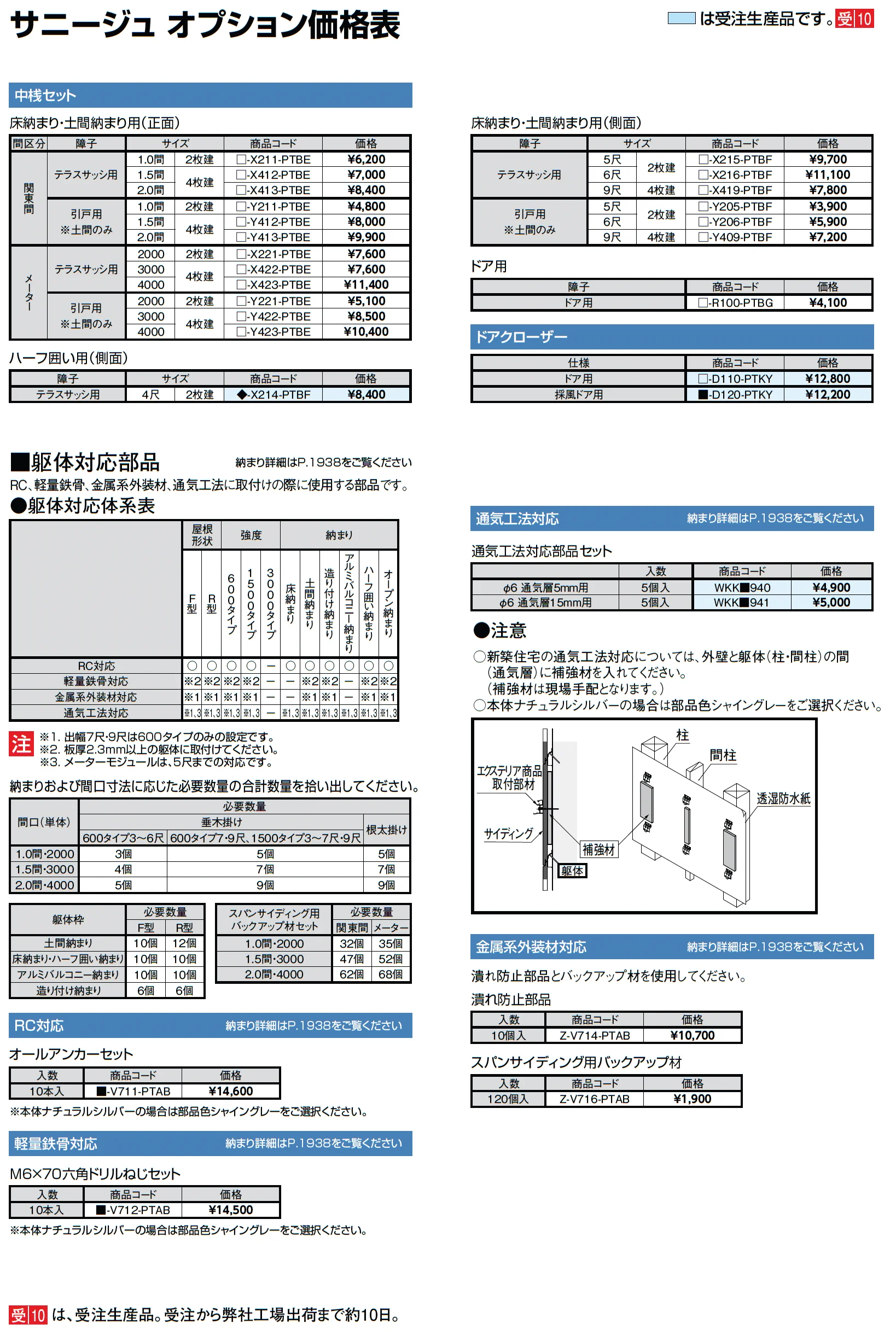サニージュ オープン納まり関東間_価格_7