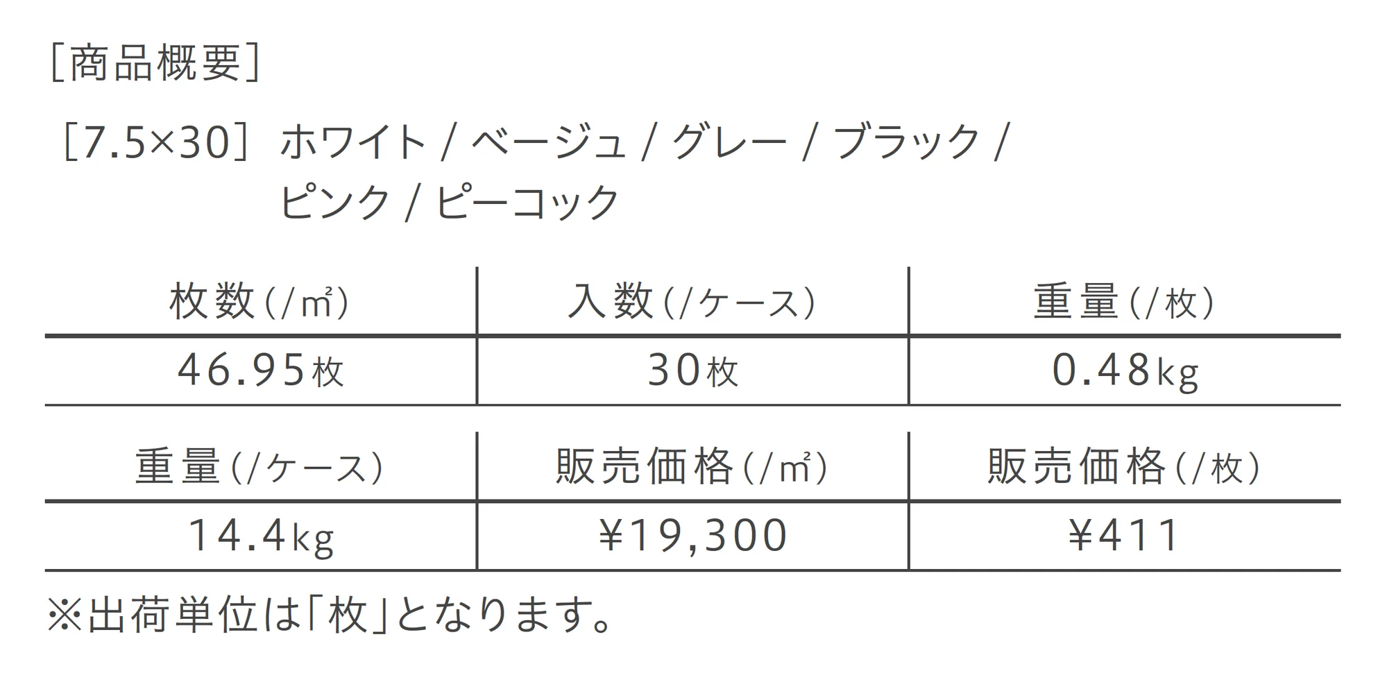 グロッシーブリック_価格_2