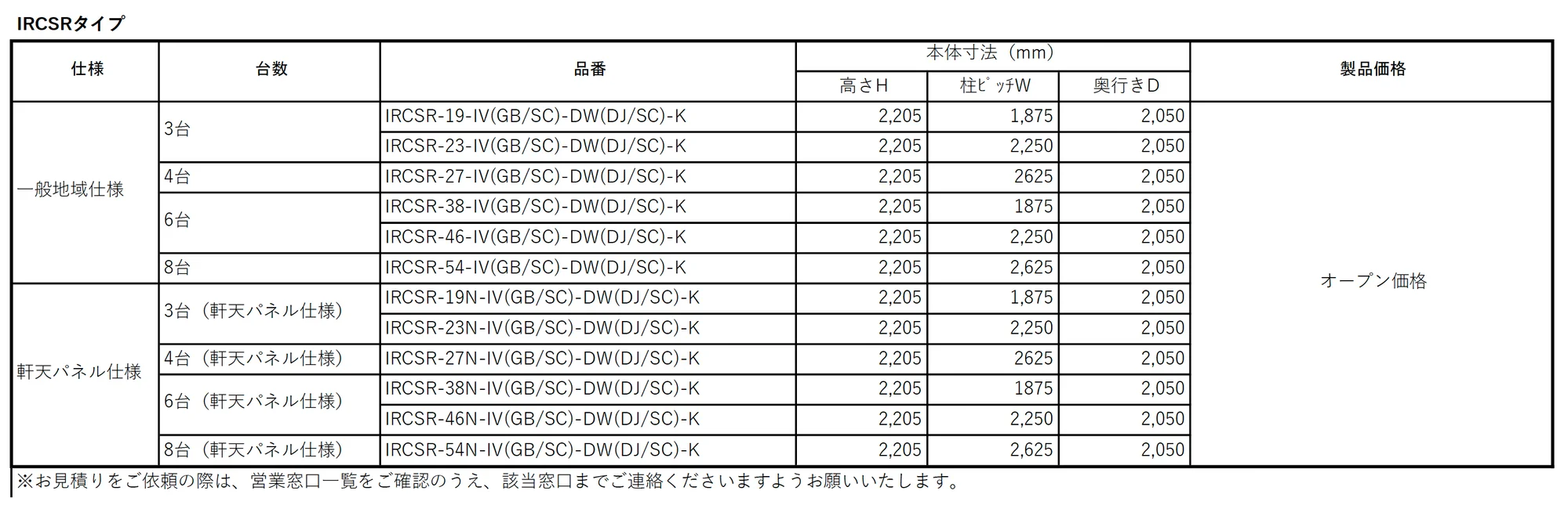 サイクルスペース IRCSR_価格_1