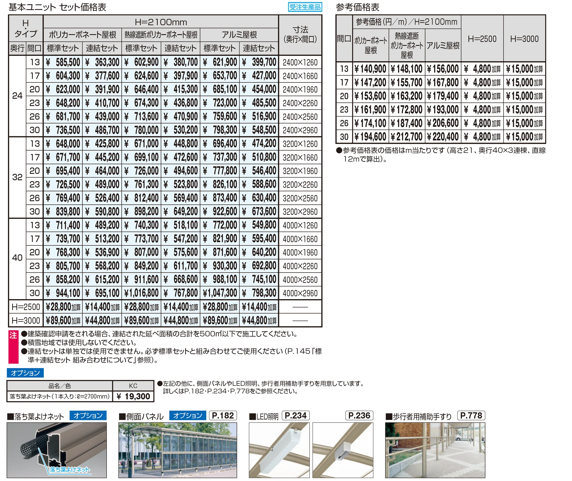 ブレラウェイS 両支持タイプ 一般地域型 基本ユニット_価格_1