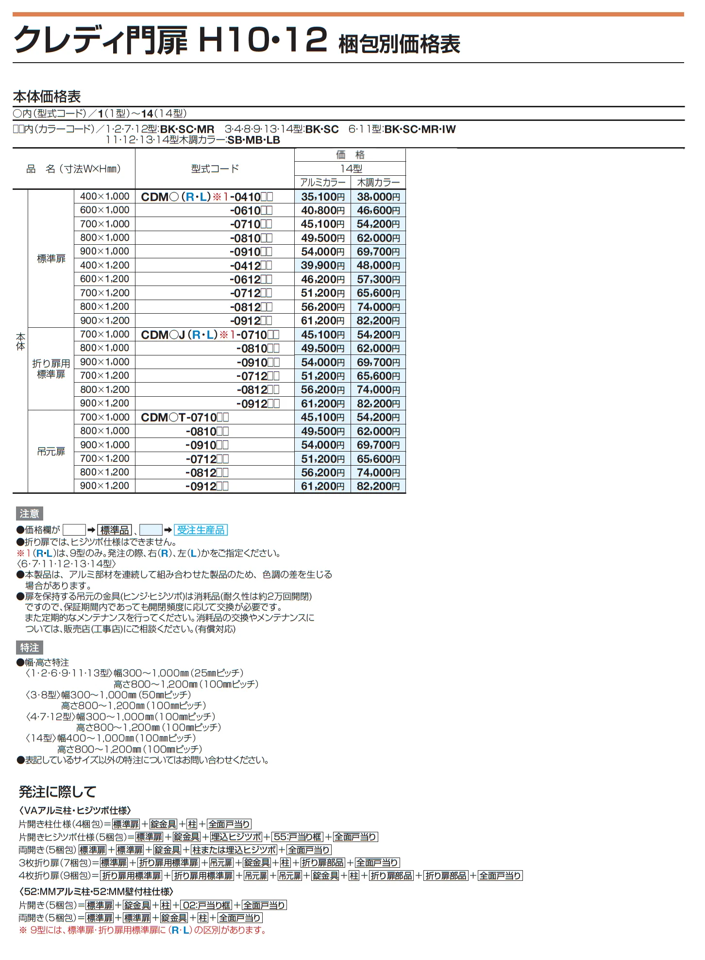 クレディ門扉14型【2025年版】【廃番】_価格_2