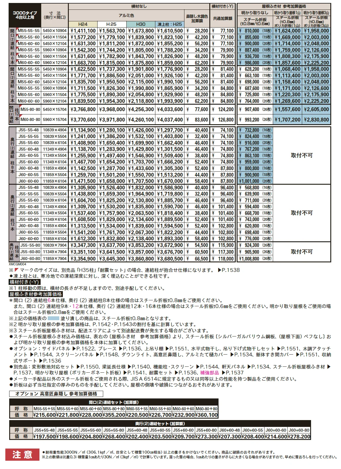 ジーポートPro/Pro G 3000タイプ 4台以上用(奥行(2)連結4台/6台用・間口(2)連結4台/6台用)【2024年版】_価格_1